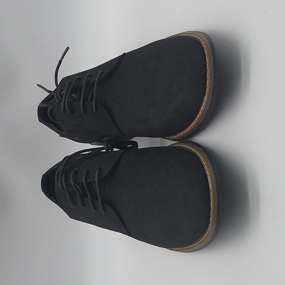 1158- Perry Ellis Suede Men's Shoes Black Color Size 9 - Picture 3 of 9